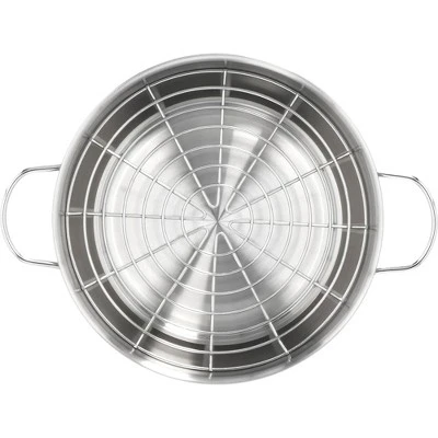 Demeyere Resto 4-pc Stainless Steel Stovetop Smoker Set 6 Demeyere Resto 4-pc Stainless Steel Stovetop Smoker Set - Image 4