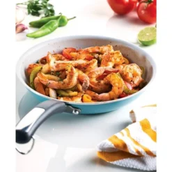 Farberware Eco Advantage 10" Nonstick Ceramic Frying Pan Aqua: Dishwasher Safe, Electric & Gas Compatible -Cookware Store GUEST 8eaf19b8 49c5 44e0 b5b3 f398aac46156