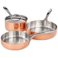 BergHOFF Copper Tri-Ply 4Pc Starter Set, Polished 23 BergHOFF Copper Tri-Ply 4Pc Starter Set, Polished -Cookware Store GUEST 8ff7ad75 ea75 4220 b2af a7c151e96635