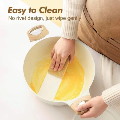 BRINJOY 14-Piece Ceramic Cookware Set - Non-Toxic Nonstick Healthy Kitchen Cookware Induction Compatible 5 BRINJOY 14-Piece Ceramic Cookware Set - Non-Toxic Nonstick Healthy Kitchen Cookware Induction Compatible - Image 3