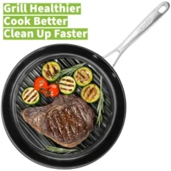 TECHEF Onyx - 12" Nonstick Grill Pan