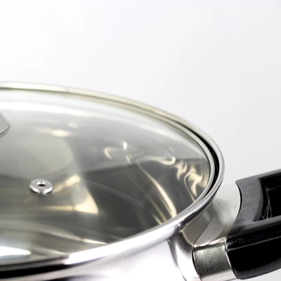 Oster® Oster Rametto 8 Piece Stainless Steel Kitchen Cookware Set With Glass Lids 4 Oster® Oster Rametto 8 Piece Stainless Steel Kitchen Cookware Set With Glass Lids - Image 2