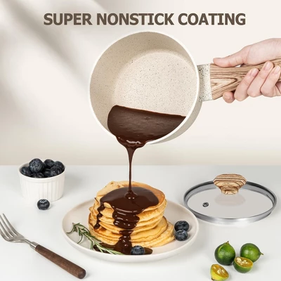 MICHELANGELO Sauce Pan With Lid, Nonstick Saucepans 1.5QT&2QT&3QT, Granite Sauce Pan 3 Piece, Stone Saucepan Set, Small Pot With Lid, Nonstick Sauce Pot Set 3 MICHELANGELO Sauce Pan With Lid, Nonstick Saucepans 1.5QT&2QT&3QT, Granite Sauce Pan 3 Piece, Stone Saucepan Set, Small Pot With Lid, Nonstick Sauce Pot Set