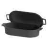 Bayou Classic 7477 6 Quart Large Cast Iron 17 In X 9.25 In Oval Fryer With Lid -Cookware Store GUEST 91d3819e 279d 4eac b91a 61fbb4c7e4b3