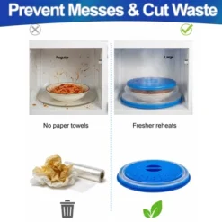 5 Star Super Deals Microwave Splatter Guard Cover - Large - Collapsible Lid For Food Protection And Easy Storage - BPA-Free, Dishwasher Safe -Cookware Store GUEST 92918fc3 5222 441c 9f27 3f546a6274d5