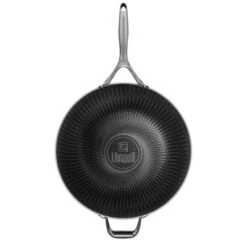 Livwell Brands Diamond Clad 12" Hybrid Nonstick Stainless Steel Wok Pan: Tri Ply, Oven & Dishwasher Safe, Stay-Cool Handle -Cookware Store GUEST 93c7e44e 6bdd 4394 b904 dbdfd0c1b73e