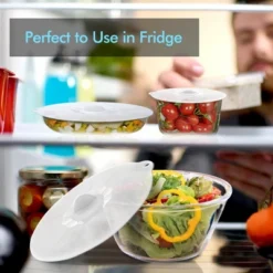 Itopfox Silicone Lids For Food Storage - BPA Free Suction Covers For Bowls, Pots, Pans, Microwave, Oven, Fridge, Dishwasher Safe, Eco-Friendly -Cookware Store GUEST 94518b0b f074 4c49 bfaa e66787ad48ff