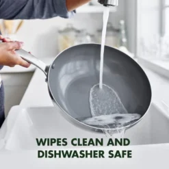 GreenPan Chatham 11" Tri-Ply Stainless Steel Healthy Ceramic Nonstick Wok -Cookware Store GUEST 947a0547 abcf 4d01 afe5 2391fd8e9850