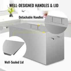 VEVOR Water Bath Canner, 15 Quart Stove Top Canner Pot, Boiling Water Canners With 2 Canning Racks, 304 Food Grade Stainless Steel Stock Pot, Silver -Cookware Store GUEST 95572cdc 6ab4 4b84 bda5 1662a506322a