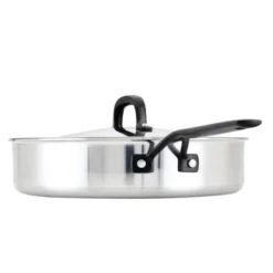 KitchenAid 5qt 5-Ply Clad Stainless Steel Induction Saute Pan With Lid: Dishwasher-Safe, Silver 16 KitchenAid 5qt 5-Ply Clad Stainless Steel Induction Saute Pan With Lid: Dishwasher-Safe, Silver -Cookware Store GUEST 95668026 5bee 4d95 92b1 26675eebceab