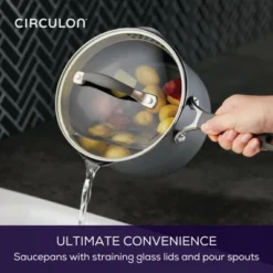Circulon A1 Series With ScratchDefense Technology 10pc Nonstick Induction Cookware Set: Dishwasher-Safe, Tempered Glass Lids -Cookware Store GUEST 95cf8dd9 e28d 4957 bf89 58941d8b202e