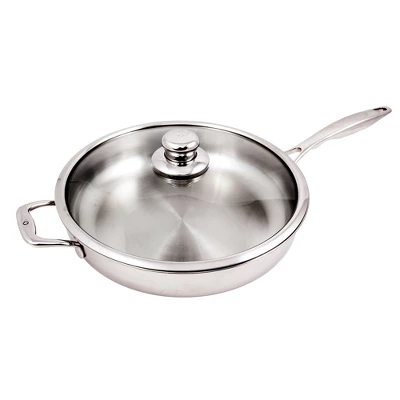 Swiss Diamond Premium Clad Saute Pan With Tempered Glass Lid 5 Swiss Diamond Premium Clad Saute Pan With Tempered Glass Lid - Image 3