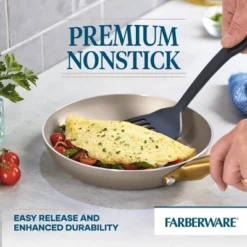 Farberware Radiant 8" Nonstick Frying Pan Champagne: Dishwasher-Safe Aluminum, Electric & Gas Compatible, Lifetime Warranty -Cookware Store GUEST 970dd555 4a47 4737 8343 a7f8462a307b