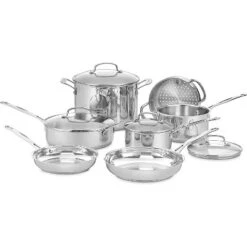 BRINJOY 7 - Piece Premium Stainless Steel Cookware Set - Oven & Dishwasher Safe, Even - Heat Cooking Pots & Pans With Glass Lids 11 BRINJOY 7 - Piece Premium Stainless Steel Cookware Set - Oven & Dishwasher Safe, Even - Heat Cooking Pots & Pans With Glass Lids -Cookware Store GUEST 972a0ad7 88b4 41cb afeb feb1babf092f