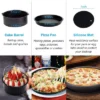 Itopfox 9 Inch Air Fryer Accessories Set With Cupcake Pan, Pizza Pan, Silicone Baking Cup, Recipe Cookbook For 5.3Qt - 6.8Qt Air Fryers -Cookware Store GUEST 97455f19 31f2 4224 873a 5a9db32b393e