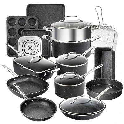 Granitestone 20 Piece Nonstick Cookware And Bakeware Set 5 Granitestone 20 Piece Nonstick Cookware And Bakeware Set - Image 3