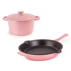 BergHOFF Neo 3Pc Cast Iron Cookware Set, 3qt. Covered Dutch Oven & 10" Fry Pan -Cookware Store GUEST 97d263e6 ed44 4d88 9673 64fd896d35ca