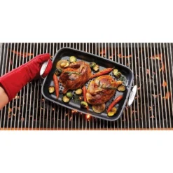 All-Clad Outdoor Nonstick Roaster Set 15x11 Inch