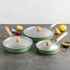 Nordic Ware Cardamom™ 6 Piece Nonstick Frying Pan Set With Lids -Cookware Store GUEST 98a9e9ac 74a4 4ae6 a6ad 21ca92919b01