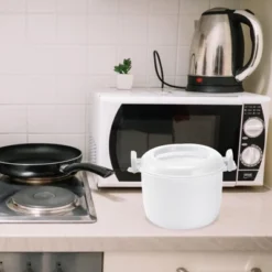 Itopfox Microwave Rice Cooker With Steamer Basket, Lid & Locking Clip For Cooking Rice, Vegetables, Soup & More In Microwave, Reusable & Food Safe -Cookware Store GUEST 98ff70c2 547a 4097 bcd7 5b6ff56a0729