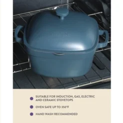 Crock-Pot Northvale Cast Aluminum Lightweight Durable 5.2 Quart Heavy Duty Dutch Oven Pot With Lid, Oven Safe, Dual Handles -Cookware Store GUEST 9922752b f53c 4680 9b91 b76b142a663c
