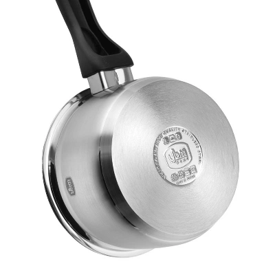 YBM Home 18/10 Tri-Ply Stainless Steel Pots And Pans Cookware Set Includes Saucepans Stockpots And Frying Pans, Induction Compatible Dishwasher Safe 5 YBM Home 18/10 Tri-Ply Stainless Steel Pots And Pans Cookware Set Includes Saucepans Stockpots And Frying Pans, Induction Compatible Dishwasher Safe - Image 3