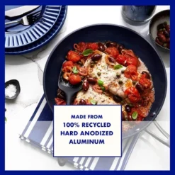 Blu. Cookware Kitchen Sidekick Set, Wok, Grill Pan, Roasting Pan, Non-Toxic, Durable Non-Stick Ceramic, PFA/PFOA-Free, Suitable For All Cooktops -Cookware Store GUEST 99e1806b 2f6d 4869 8d6e 97434fbd96a9