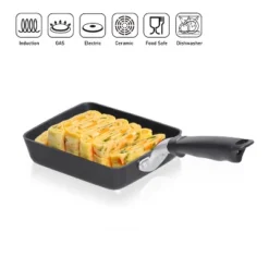 TECHEF Tamagoyaki Japanese Omelette Pan/Egg Pan - Medium/Black 9 TECHEF Tamagoyaki Japanese Omelette Pan/Egg Pan - Medium/Black -Cookware Store GUEST 9ab757d5 163c 4f4c a6e2 73b9dd21749b