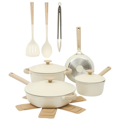 Gibson Elite Folkstone 13 Piece Pots And Pans Durable Cast Aluminum PFA Free Non Stick Ceramic Cookware Set 16 Gibson Elite Folkstone 13 Piece Pots And Pans Durable Cast Aluminum PFA Free Non Stick Ceramic Cookware Set - Image 14