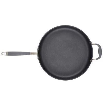 Anolon Advanced Home 5qt Hard Anodized Nonstick Saute Pan With Helper Handle And Lid Moonstone 13 Anolon Advanced Home 5qt Hard Anodized Nonstick Saute Pan With Helper Handle And Lid Moonstone - Image 11