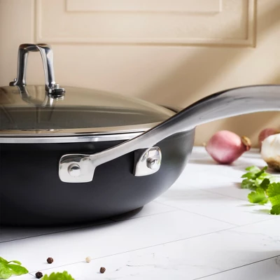 Henckels Capri Ceramic 11-inch Aluminum Ceramic Nonstick Perfect Pan With Lid 6 Henckels Capri Ceramic 11-inch Aluminum Ceramic Nonstick Perfect Pan With Lid - Image 4