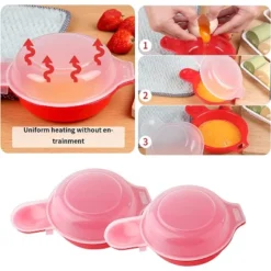 Itopfox Microwave Egg Cooker Set Of 2, Fast 1-Minute Egg Maker For Omelets, Sandwiches, And More, Non-Stick & Dishwasher Safe -Cookware Store GUEST 9b41b560 7145 4894 a560 71d88d068a10