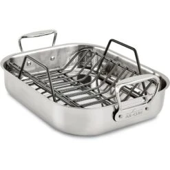 All-Clad Specialty Stainless Steel Roaster With Nonstick Rack 11x14 Inch -Cookware Store GUEST 9bedbcd3 eecf 4425 90c7 a239979ff132