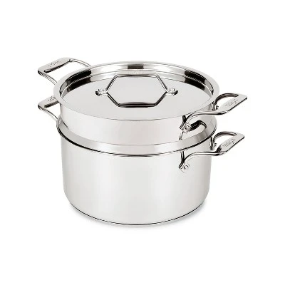 All-Clad 8 Quart Stainless Steel Simply Strain Multipot With Insert, Silver 10 All-Clad 8 Quart Stainless Steel Simply Strain Multipot With Insert, Silver - Image 8