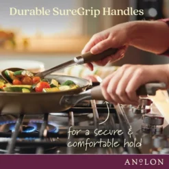 Anolon Advanced Home 8.5" Open Fry Pan Bronze: Nonstick, Hard Anodized Aluminum, Gas & Electric Compatible, Lifetime Warranty 13 Anolon Advanced Home 8.5" Open Fry Pan Bronze: Nonstick, Hard Anodized Aluminum, Gas & Electric Compatible, Lifetime Warranty -Cookware Store GUEST 9c176cf8 f1c7 4bf4 a7f3 b8b1fa478778