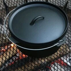 Sunnydaze Decor Sunnydaze Indoor/Outdoor Large Pre-Seasoned Cast Iron Dutch Oven Pot With Lid And Handle - 8 Qt - Black -Cookware Store GUEST 9c7393de 0569 40de bd3f c46d580715e1