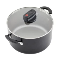 Farberware Smart Control 6qt Aluminum Covered Stock Pot Black: Nonstick Cooking Surface, Vented Glass Lid, Oven & Dishwasher Safe -Cookware Store GUEST 9cc73d81 8557 4f34 8265 8c7435ee4634