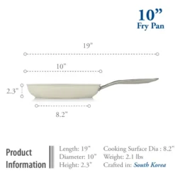 TECHEF ValenCera - 10" Ceramic Nonstick Frying Pan -Cookware Store GUEST 9da438f6 1c12 48fd a6fc 6f326825b404