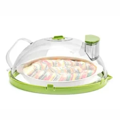 Itopfox Microwave Splatter Cover With Steamer, Clear Lid For Food, Kitchen Accessories For Microwave Oven, Green -Cookware Store GUEST 9e2f7afd 816f 4e67 bad9 234ba6966460