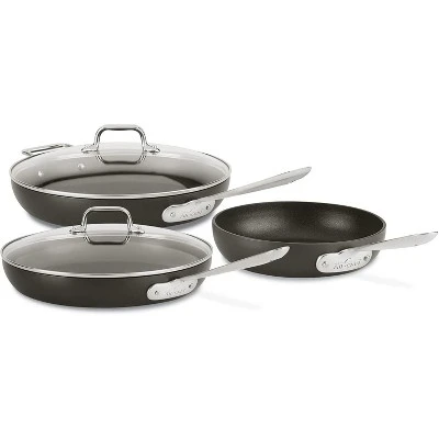 All-Clad HA1 Hard Anodized Non Stick Fry Pan Set 3 Piece, 8, 10, 12 Inch 6 All-Clad HA1 Hard Anodized Non Stick Fry Pan Set 3 Piece, 8, 10, 12 Inch - Image 4