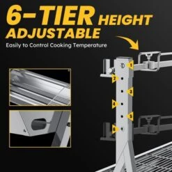 Mojgar Rotisserie Grill Roaster, 132lbs Charcoal Grill Outdoor BBQ Grill Pig Lamb Spit Roaster With Hand Crank -Cookware Store GUEST 9e9bfd38 f6d5 4d06 9c23 2599ad107862