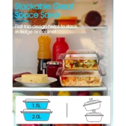 Itopfox Square Glass Baking Dish With Lid, Microwave, Oven & Dishwasher Safe Bakeware For Casseroles, Desserts & More -Cookware Store GUEST 9ecc2039 2abd 4e38 86ab af13f4683ded