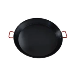 IMUSA 10" Coated Nonstick Paella Pan With Red Handles: Carbon Steel Cookware, Hand Wash, Gas & Electric Compatible -Cookware Store GUEST a2141e8b e973 472d ae51 090002aa2c89