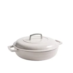 Martha Stewart 3.5qt Enameled Cast Iron Braiser With Lid -Cookware Store GUEST a244ecaa c26f 44c4 adcb 615247f35d3e