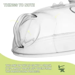 Itopfox Microwave Splatter Cover With Water Steamer, Clear Lid For Food, Integrated Handle, BPA-Free Splatter Guard, Essential Kitchen Gadgets -Cookware Store GUEST a2f4d86a bc30 441f bf4a c0bd67287f58