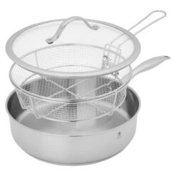 Henckels Aragon 5-qt Stainless Steel Saute Pan With Lid & Fryer Basket 9 Henckels Aragon 5-qt Stainless Steel Saute Pan With Lid & Fryer Basket -Cookware Store GUEST a31da552 5dcf 4623 bf89 4d64a21d1467