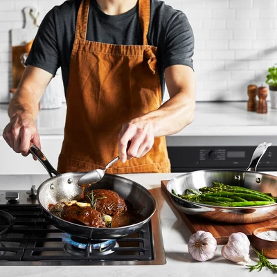 Henckels Clad H3 2-pc Stainless Steel 10-in & 12-in Fry Pan Set 4 Henckels Clad H3 2-pc Stainless Steel 10-in & 12-in Fry Pan Set - Image 2