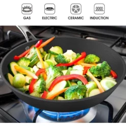 Imarku Professional Cooking Utensils , Nonstick Cast Iron Skillets 3pcs, 8 Inch, 10 Inch, 12 Inch Frying Pizza Pans , Steak Pans, Dishwasher Safe -Cookware Store GUEST a4805f96 1481 48c3 b52c 61e3f1224d6a 1