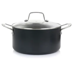 Martha Stewart 10 Piece Nonstick Hard Aluminum Cookware Set In Matte Black -Cookware Store GUEST a5acf4e1 b570 4fe3 b713 942962264dd1