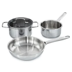 BergHOFF Helix Recycled 18/10 Stainless Steel Cookware Set With Glass Lids -Cookware Store GUEST a6c1b42c 6fd5 4b29 854f 7b7255657858